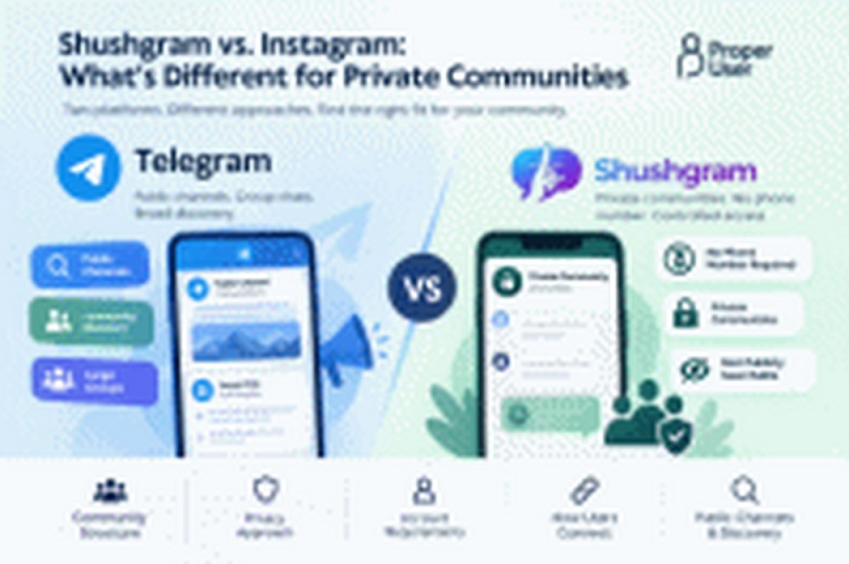 Shushgram vs. Telegram: What's Different for Private Communities